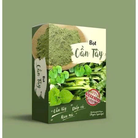 Hộp bột cần tây rau má diếp cá Mộc Tâm